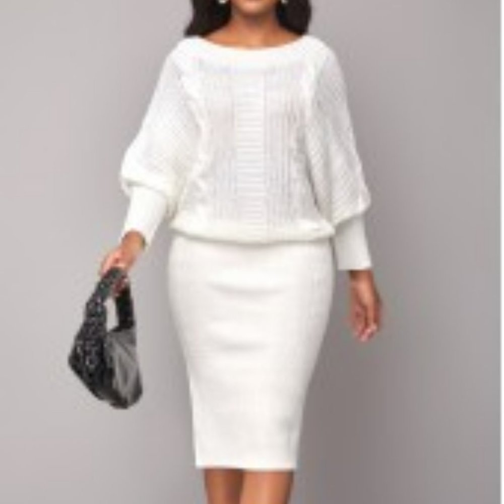 Long Sleeve Bodycon Sweater Dress